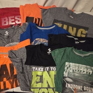 Sporty Kids Graphic T-Shirt Set - Multicolor (9 Total)